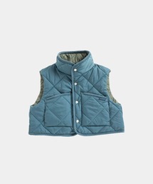 LAVENHAM | BIG QUILT CROPPED MICKFIELD WOMENS / ビッグ キルト クロップド ミックフィールド ウィメンズ(ベスト)