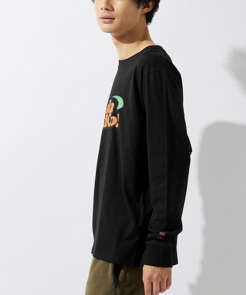 JOURNAL STANDARD relume（ジャーナルスタンダード　レリューム）の「【ZOZO限定】TENPLA&Co L/S 3（Tシャツ/カットソー・メンズ・ホワイト×グリーン/ブラック系その他/ホワイト系その他/ブラック×ブルー/ホワイト×エメラルドグリーン/ブラック系その他2/ホワイト×ピンク/ブラック×イエロー・S/M/L/XL/XS/XXL）」の10枚目の写真