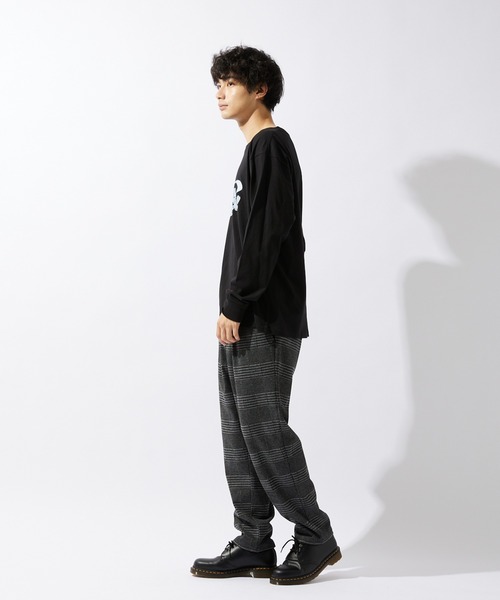 JOURNAL STANDARD relume（ジャーナルスタンダード　レリューム）の「【ZOZO限定】TENPLA&Co L/S 3（Tシャツ/カットソー・メンズ・ホワイト×グリーン/ブラック系その他/ホワイト系その他/ブラック×ブルー/ホワイト×エメラルドグリーン/ブラック系その他2/ホワイト×ピンク/ブラック×イエロー・S/M/L/XL/XS/XXL）」の12枚目の写真