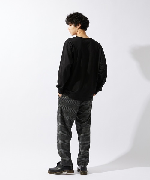 JOURNAL STANDARD relume（ジャーナルスタンダード　レリューム）の「【ZOZO限定】TENPLA&Co L/S 3（Tシャツ/カットソー・メンズ・ホワイト×グリーン/ブラック系その他/ホワイト系その他/ブラック×ブルー/ホワイト×エメラルドグリーン/ブラック系その他2/ホワイト×ピンク/ブラック×イエロー・S/M/L/XL/XS/XXL）」の13枚目の写真