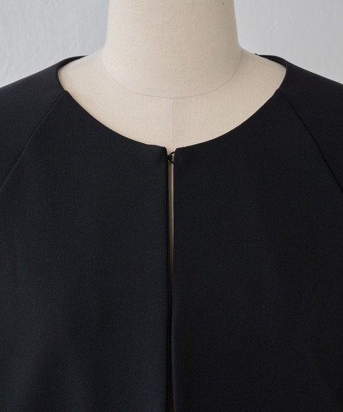 BEARDSLEY(ビアズリー)の「コンビフレアブルゾン(ミリタリージャケット・レディース・ブラック/ネイビー・FREE)」の19枚目の写真