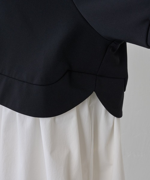 BEARDSLEY(ビアズリー)の「コンビフレアブルゾン(ミリタリージャケット・レディース・ブラック/ネイビー・FREE)」の22枚目の写真