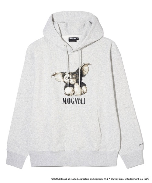 X-girl（エックスガール）の「X-girl × GREMLINS SWEAT HOODIE（パーカー・レディース・ブラック/アッシュ・S/L/M/XL）」の2枚目の写真