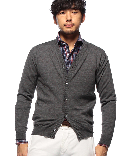 BEAMS F（ビームスエフ）の「CRUCIANI / 27ゲージカーディガン