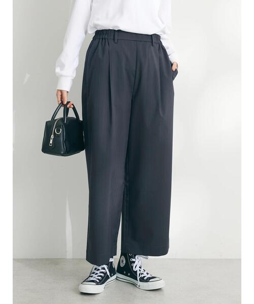 CRAFT STANDARD BOUTIQUE(クラフトスタンダードブティック)の「イージーケアピンストライプテーパードパンツ(その他パンツ・レディース・ネイビー系2/グレー系その他2/ホワイト系その他6・L/M)」の9枚目の写真