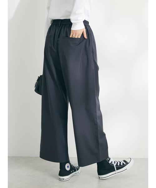 CRAFT STANDARD BOUTIQUE(クラフトスタンダードブティック)の「イージーケアピンストライプテーパードパンツ(その他パンツ・レディース・ネイビー系2/グレー系その他2/ホワイト系その他6・L/M)」の13枚目の写真