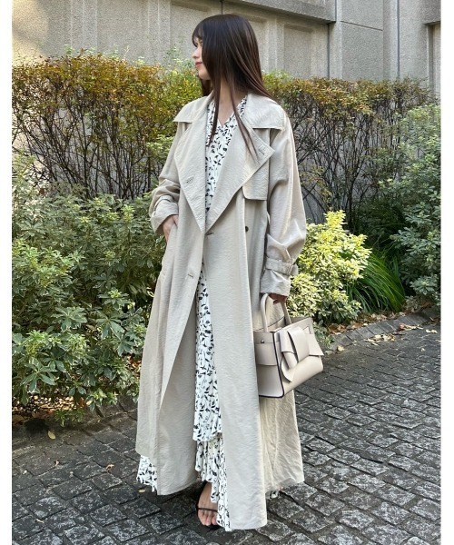 FRAY I.D（フレイアイディー）の「【限定カラー】バイカラーリボンミドルバッグ（ハンドバッグ・レディース・ホワイト/ミント/ベージュ/ブラウン/ライトブルー・FREE）」の9枚目の写真