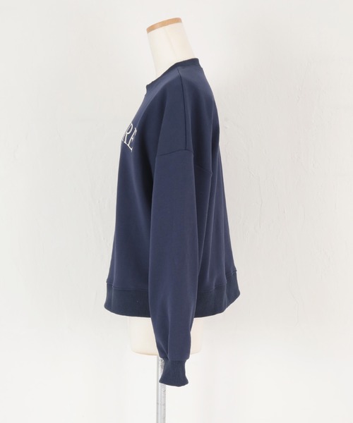 titivate(ティティベイト)の「ロゴプリントデザインスウェット(スウェット・レディース・杢グレー/ネイビー/ブルー/オフホワイト・M/S)」の10枚目の写真