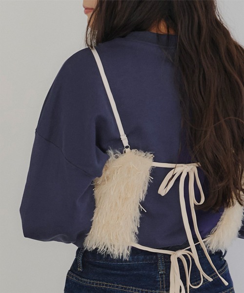 titivate(ティティベイト)の「ロゴプリントデザインスウェット(スウェット・レディース・杢グレー/ネイビー/ブルー/オフホワイト・M/S)」の22枚目の写真