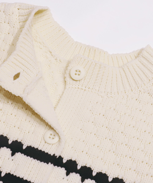 coca（coca）（コカ）の「バルーンスリーブクルーネックニットカーディガン（カーディガン/ボレロ・レディース・その他1/アイボリー/A/B・M/L）」の19枚目の写真