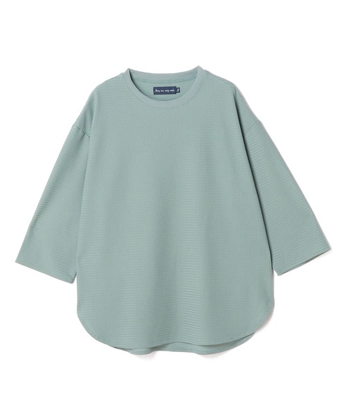 JUGLANS(ユグランス)の「【many men, many minds.】ハンパ袖クルーTEE/クルーネックTシャツ(Tシャツ/カットソー・メンズ・ベージュ/ブラック/グリーン/ホワイト・XL/L/M)」の10枚目の写真