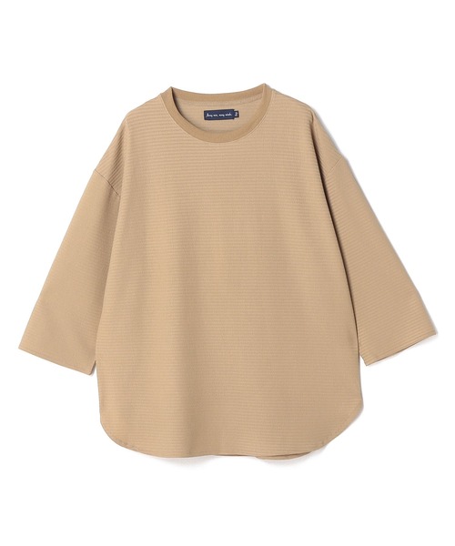 JUGLANS(ユグランス)の「【many men, many minds.】ハンパ袖クルーTEE/クルーネックTシャツ(Tシャツ/カットソー・メンズ・ベージュ/ブラック/グリーン/ホワイト・XL/L/M)」の9枚目の写真