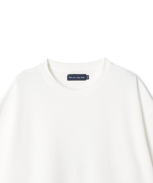 JUGLANS(ユグランス)の「【many men, many minds.】ハンパ袖クルーTEE/クルーネックTシャツ(Tシャツ/カットソー・メンズ・ベージュ/ブラック/グリーン/ホワイト・XL/L/M)」の12枚目の写真