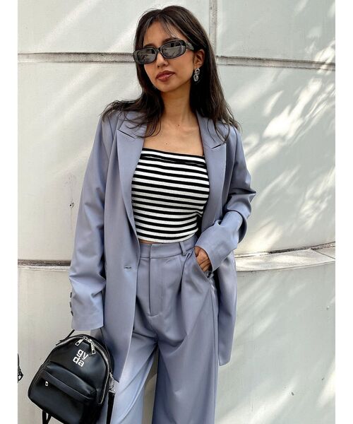 GYDA（ジェイダ）の「chainストラップテレコビスチェ（キャミソール・レディース・ブラック/その他1/オフホワイト・FREE）」の9枚目の写真