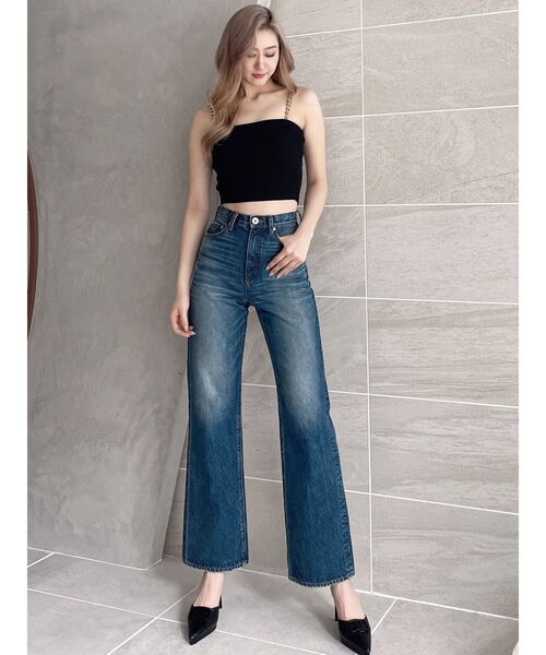 GYDA（ジェイダ）の「chainストラップテレコビスチェ（キャミソール・レディース・ブラック/その他1/オフホワイト・FREE）」の20枚目の写真