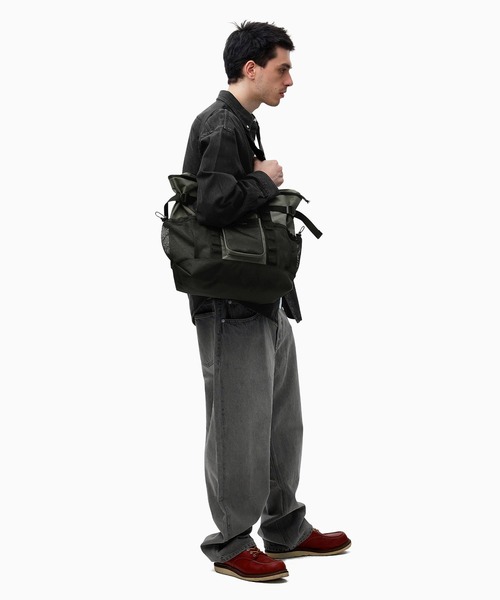 thisisneverthat（ディスイズネバーザット）の「TNT Supplies 25 Tote Bag（トートバッグ・メンズ・ブラック/カーキ・FREE）」の20枚目の写真