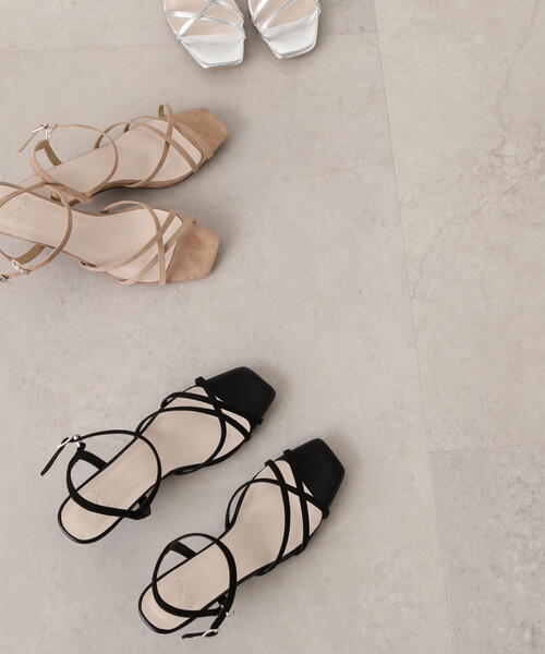 N.（N. Natural Beauty Basic）（エヌエヌナチュラルビューティーベーシック）の「◆ストラップサンダル（サンダル・レディース・ベージュ/シルバー/ブラック・23.5cm/24.5cm/22.5cm）」の5枚目の写真