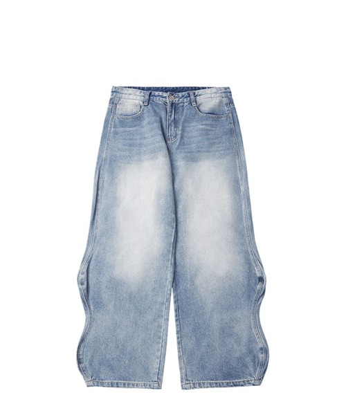 INFLATION（インフレーション）の「INFLATION／Wavy Jeans　2103030（デニムパンツ・メンズ・ブラック/ブルー・LARGE/MEDIUM/SMALL/X-SMALL）」の13枚目の写真