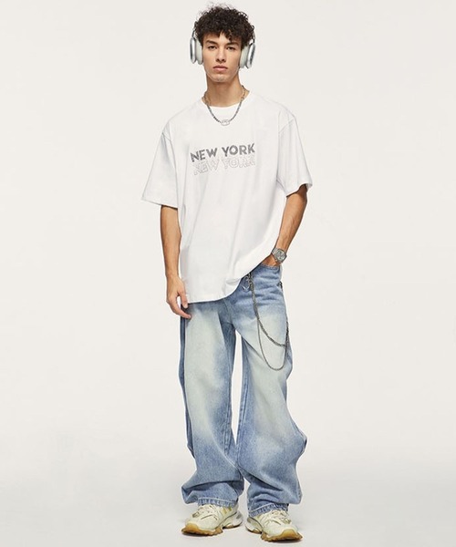 INFLATION（インフレーション）の「INFLATION／Wavy Jeans　2103030（デニムパンツ・メンズ・ブラック/ブルー・LARGE/MEDIUM/SMALL/X-SMALL）」の21枚目の写真