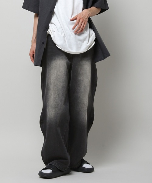 INFLATION（インフレーション）の「INFLATION／Wavy Jeans　2103030（デニムパンツ・メンズ・ブラック/ブルー・LARGE/MEDIUM/SMALL/X-SMALL）」の20枚目の写真