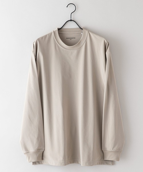 ragged mountain（ラギットマウンテン）の「【RAGGED MOUNTAIN/ラギットマウンテン】 ELKINS バックプリント ロングスリーブTシャツ（Tシャツ/カットソー・メンズ・ホワイト/ブラック/ベージュ/パープル/グレイッシュブルー・MEDIUM/LARGE/X-LARGE）」の16枚目の写真