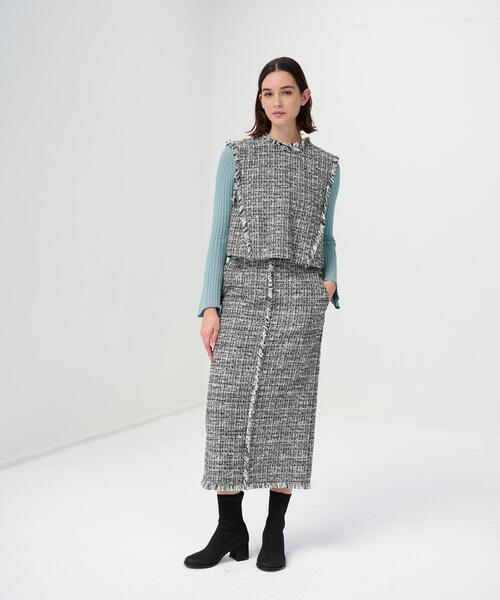 LANVIN en Bleu（ランバンオンブルー）の「ミックスツイード2WAY