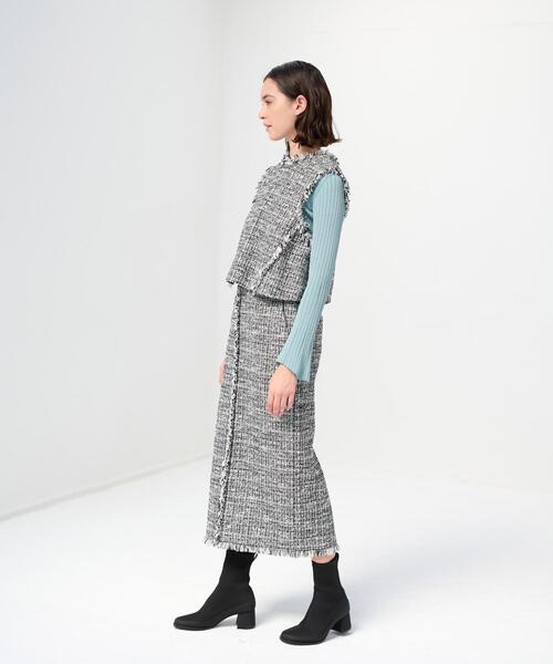 LANVIN en Bleu（ランバンオンブルー）の「ミックスツイード2WAY