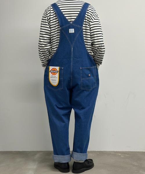 Dickies(ディッキーズ)の「【別注限定展開/新色入荷】Dickies ディッキーズ ジップオーバーオール ユニセックス/男女兼用(サロペット/オーバーオール・メンズ・キャメル/ベージュ/ブラック/カーキ/ワンウォッシュ/ライトブルー/ホワイト・S/M/L/XL)」の19枚目の写真