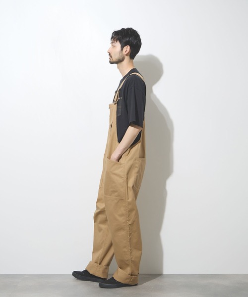 Dickies(ディッキーズ)の「【別注限定展開/新色入荷】Dickies ディッキーズ ジップオーバーオール ユニセックス/男女兼用(サロペット/オーバーオール・メンズ・キャメル/ベージュ/ブラック/カーキ/ワンウォッシュ/ライトブルー/ホワイト・S/M/L/XL)」の16枚目の写真