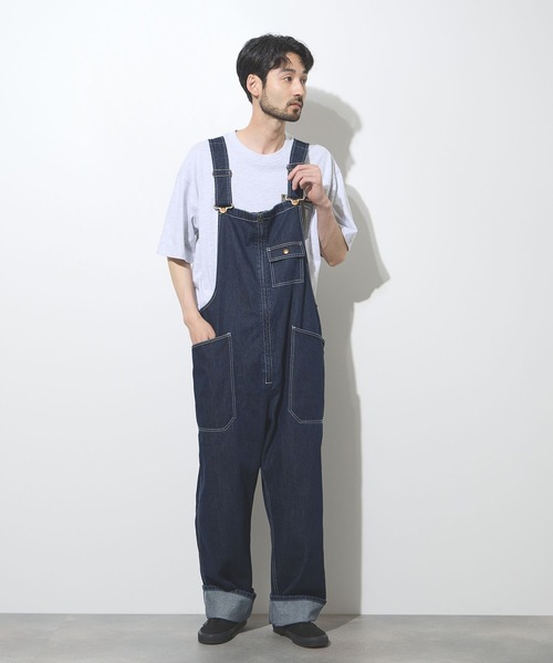 Dickies(ディッキーズ)の「【別注限定展開/新色入荷】Dickies ディッキーズ ジップオーバーオール ユニセックス/男女兼用(サロペット/オーバーオール・メンズ・キャメル/ベージュ/ブラック/カーキ/ワンウォッシュ/ライトブルー/ホワイト・S/M/L/XL)」の10枚目の写真