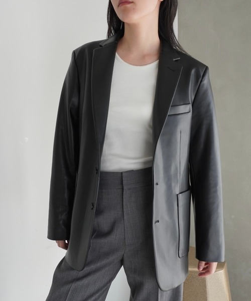 ENCIRCLE（エンサークル）の「【ENCIRCLE/エンサークル】Bella/ベラ（ジャケット）（テーラードジャケット・レディース・ブラック・FREE）」の13枚目の写真