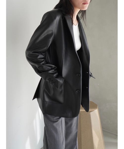 ENCIRCLE（エンサークル）の「【ENCIRCLE/エンサークル】Bella/ベラ（ジャケット）（テーラードジャケット・レディース・ブラック・FREE）」の12枚目の写真