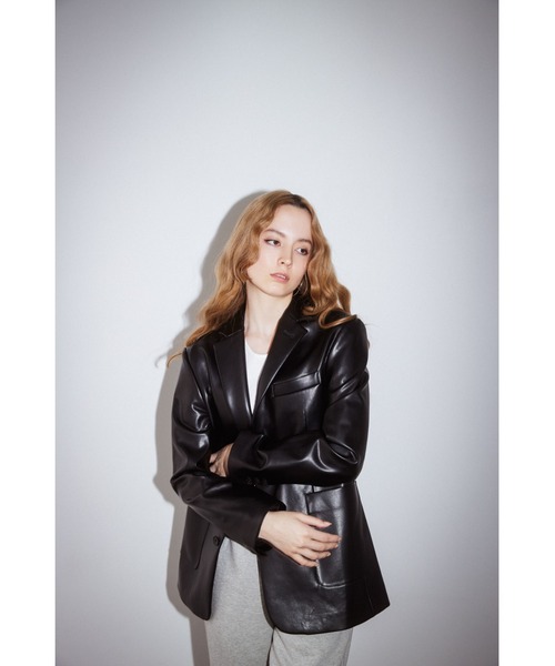 ENCIRCLE（エンサークル）の「【ENCIRCLE/エンサークル】Bella/ベラ（ジャケット）（テーラードジャケット・レディース・ブラック・FREE）」の7枚目の写真