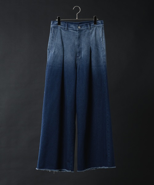 KUUUPY(クーピー)の「Gradation Cut-Off Denim Pants - グラデーションカットオフデニムパンツ(デニムパンツ・メンズ・ブラック/ブルー・SMALL/MEDIUM/LARGE)」の20枚目の写真