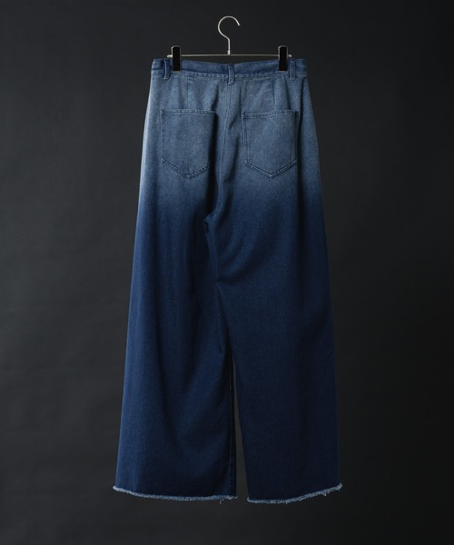 KUUUPY(クーピー)の「Gradation Cut-Off Denim Pants - グラデーションカットオフデニムパンツ(デニムパンツ・メンズ・ブラック/ブルー・SMALL/MEDIUM/LARGE)」の21枚目の写真
