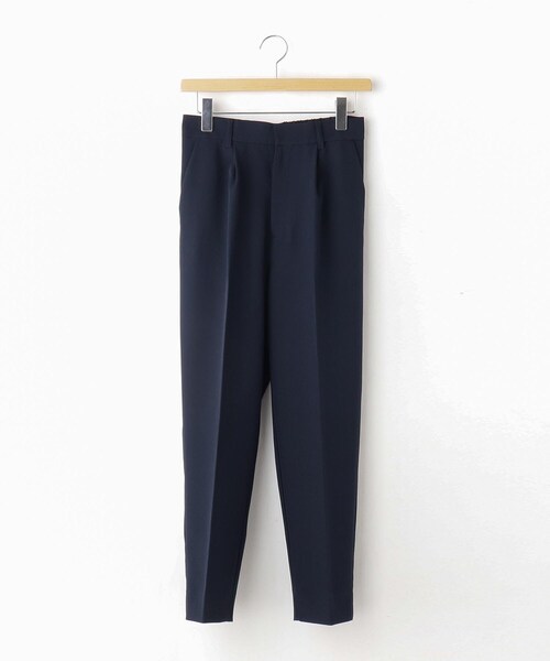 &Bridge(アンドブリッジ)の「【定番/セレモニー】ダブルクロスストレッチテーパードパンツ(その他パンツ・レディース・ブルー系その他/ブラック/オフホワイト・02/03)」の3枚目の写真