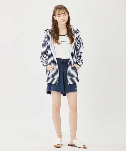 MILKFED.（ミルクフェド）の「PILE SHORTS（その他パンツ・レディース・ピンク/ネイビー/アッシュ・M/S）」の12枚目の写真