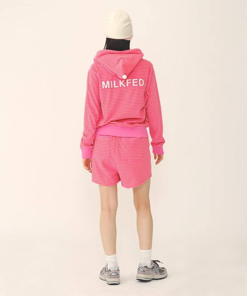 MILKFED.（ミルクフェド）の「PILE SHORTS（その他パンツ・レディース・ピンク/ネイビー/アッシュ・M/S）」の18枚目の写真