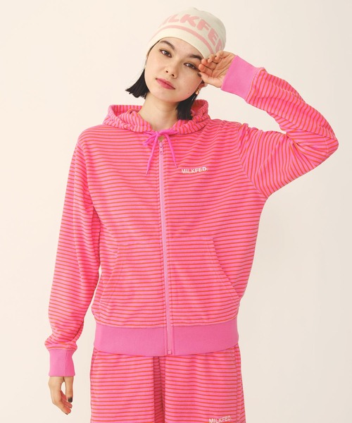 MILKFED.（ミルクフェド）の「PILE SHORTS（その他パンツ・レディース・ピンク/ネイビー/アッシュ・M/S）」の21枚目の写真