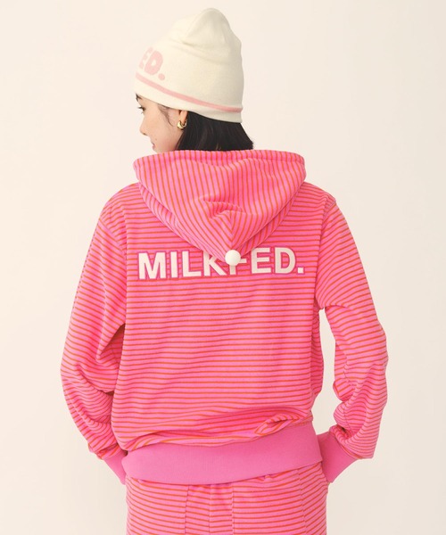 MILKFED.（ミルクフェド）の「PILE SHORTS（その他パンツ・レディース・ピンク/ネイビー/アッシュ・M/S）」の22枚目の写真