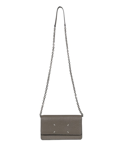 Maison Margiela(メゾンマルジェラ)の「WALLET ON CHAIN MEDIUM(財布・メンズ・ブラック/チャコール・UNI/OS)」の2枚目の写真
