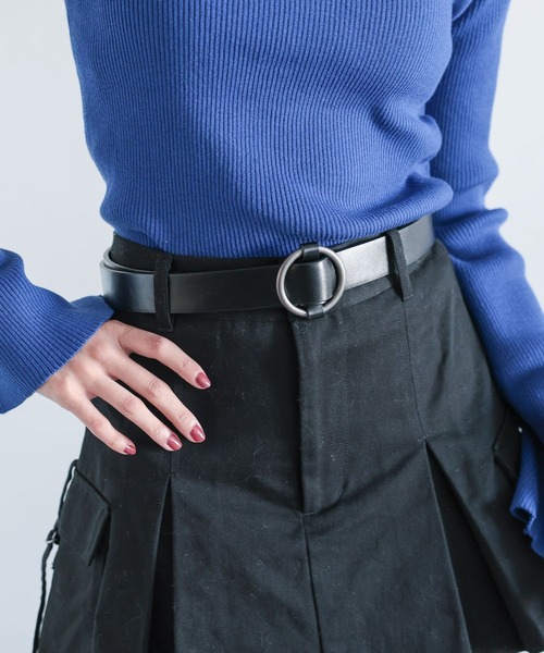 PAGEBOY（ページボーイ）の「リングベルト2（ベルト・レディース・ブラウン/ブラック/グレー系その他4・FREE）」の2枚目の写真