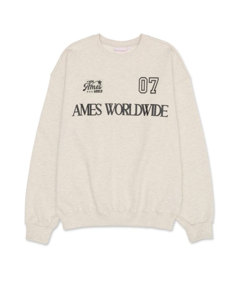 AMESWORLDWIDE(アメスワールドワイド)の「【UNISEX】AMES WORLDWIDE/07メッセージ プルオーバー(ウラケ)2111580(スウェット・レディース・ネイビー/ナチュラル・LARGE/MEDIUM/SMALL)」の20枚目の写真