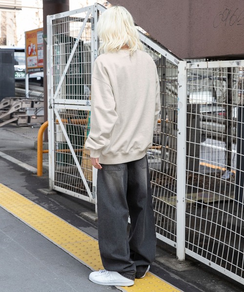 AMESWORLDWIDE(アメスワールドワイド)の「【UNISEX】AMES WORLDWIDE/07メッセージ プルオーバー(ウラケ)2111580(スウェット・レディース・ネイビー/ナチュラル・LARGE/MEDIUM/SMALL)」の16枚目の写真