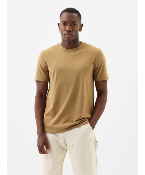 GAP（ギャップ）の「エブリディ ソフトクルーネックTシャツ(ユニセックス)（Tシャツ/カットソー・メンズ・ライラック/ブラック/グリーン/ホワイト/ベージュ/ネイビー・M/XS/S/L/XL）」の4枚目の写真