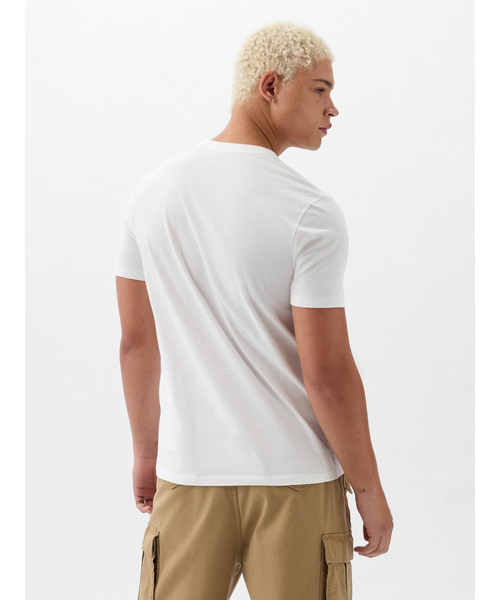 GAP（ギャップ）の「エブリディ ソフトクルーネックTシャツ(ユニセックス)（Tシャツ/カットソー・メンズ・ライラック/ブラック/グリーン/ホワイト/ベージュ/ネイビー・M/XS/S/L/XL）」の8枚目の写真