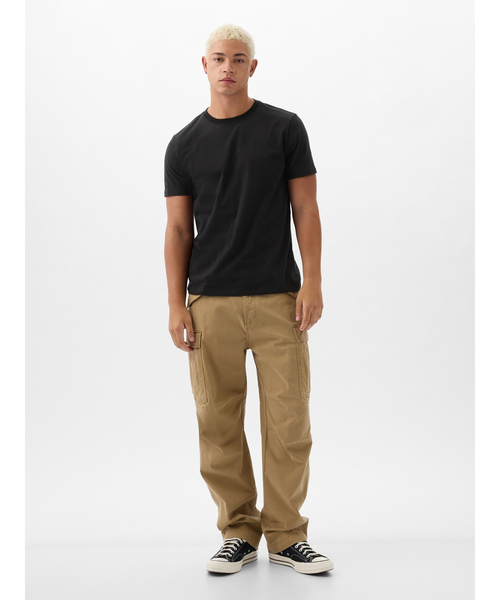 GAP（ギャップ）の「エブリディ ソフトクルーネックTシャツ(ユニセックス)（Tシャツ/カットソー・メンズ・ライラック/ブラック/グリーン/ホワイト/ベージュ/ネイビー・M/XS/S/L/XL）」の9枚目の写真