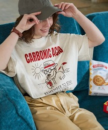 オーバーサイズOJISANグラフィック半袖Tシャツ