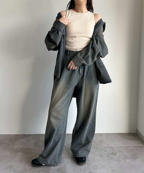 apres jour mignon(アプレジュールミニョン)の「カップ付きアメスリタンク【ZOZOTOWN限定アイテム】(タンクトップ・レディース・杢グレー/アイボリー/ブラック・フリー/X-LARGE)」の10枚目の写真