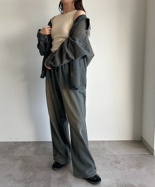 apres jour mignon(アプレジュールミニョン)の「カップ付きアメスリタンク【ZOZOTOWN限定アイテム】(タンクトップ・レディース・杢グレー/アイボリー/ブラック・フリー/X-LARGE)」の11枚目の写真